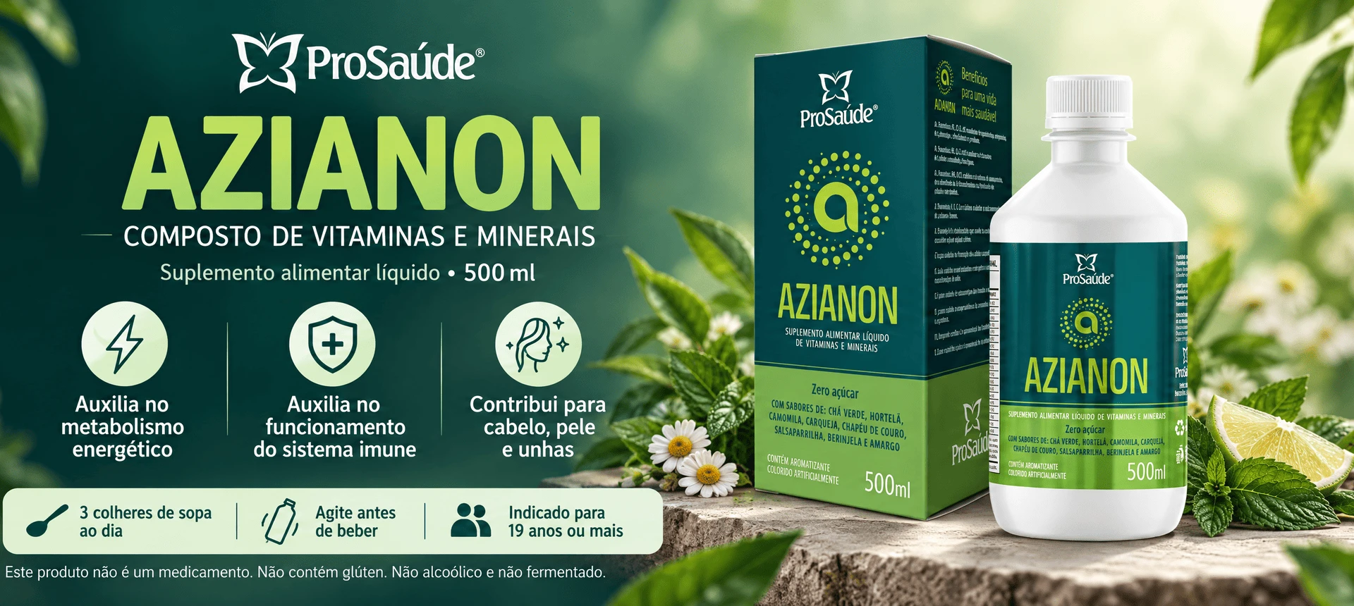 Azianon: Vitaminas e Minerais para Mais Energia e Imunidade