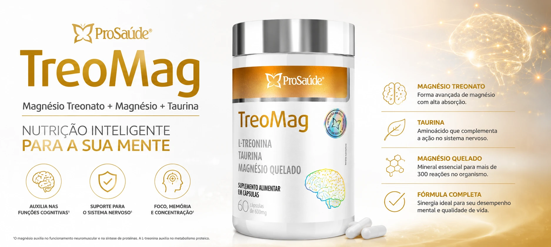 Magnésio Treonato: Para Que Serve e Benefícios do Treomag