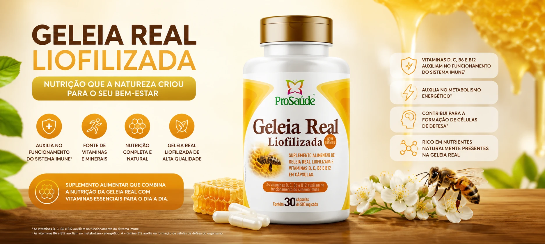 Geleia Real Liofilizada: benefícios, composição e como incluir na rotina