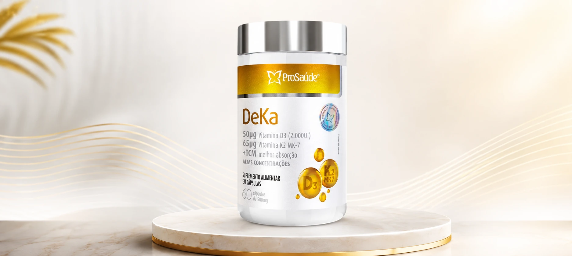 Vitamina D3 + K2 com TCM: benefícios, absorção e como usar na rotina
