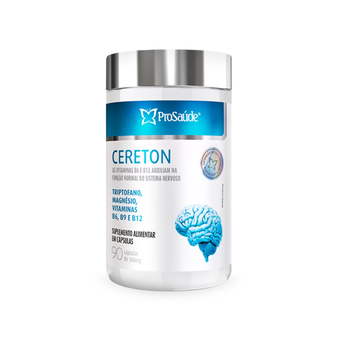 Cereton - Triptofano + Magnésio + vitaminas B6, B9 e B12