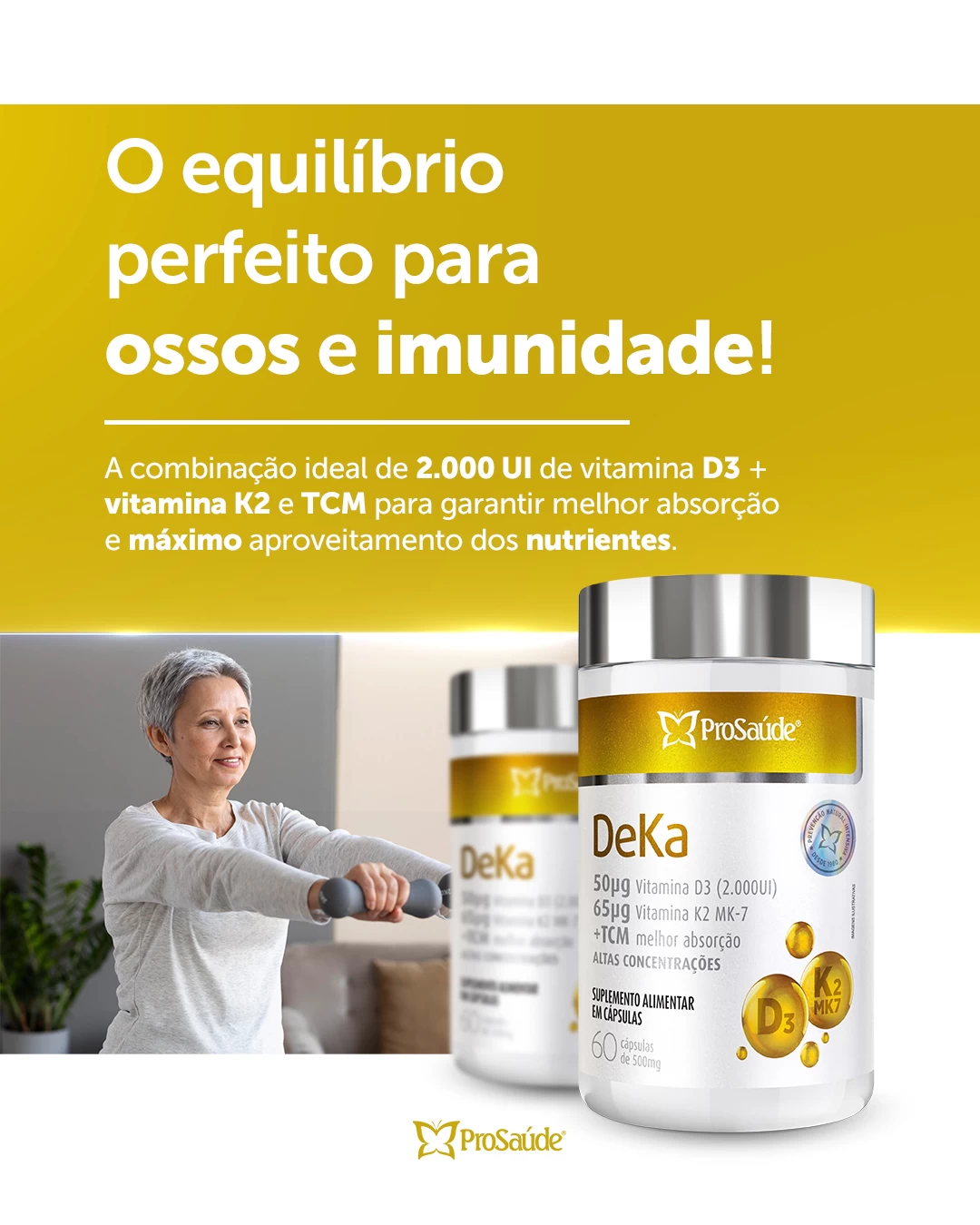 DeKa - Vitamina D3 + K2 + TCM