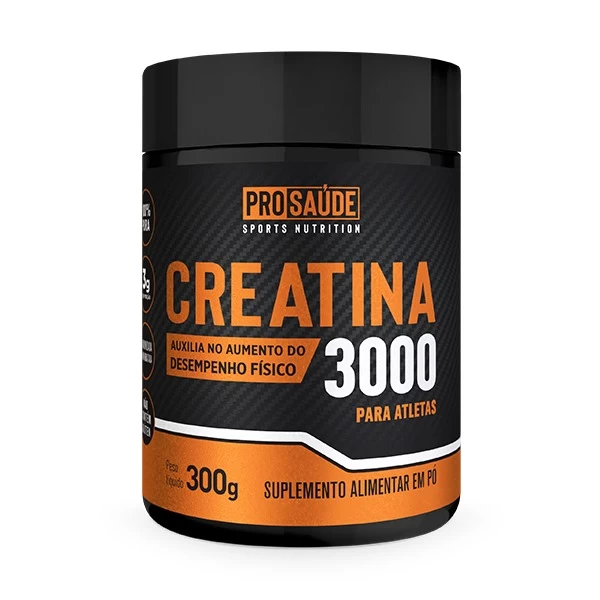 Creatina 3000 - 300 Gramas 100% pura 
