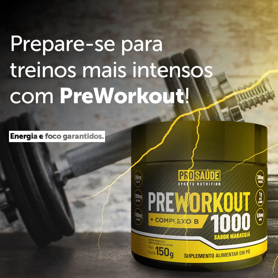 PreWorkout Pré-treino - 150g - sabor Maracujá