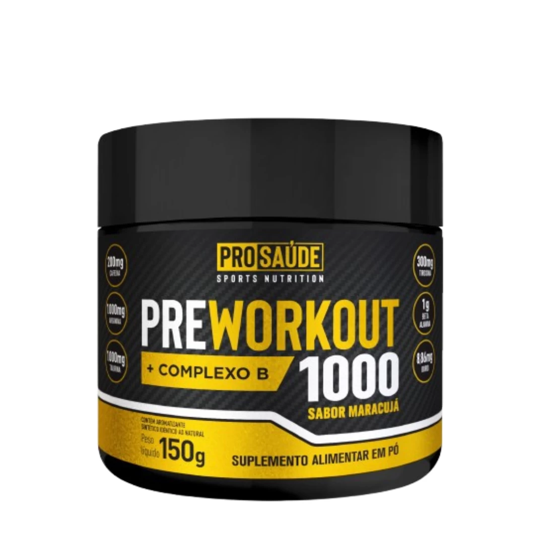 PreWorkout Pré-treino - 150g - sabor Maracujá