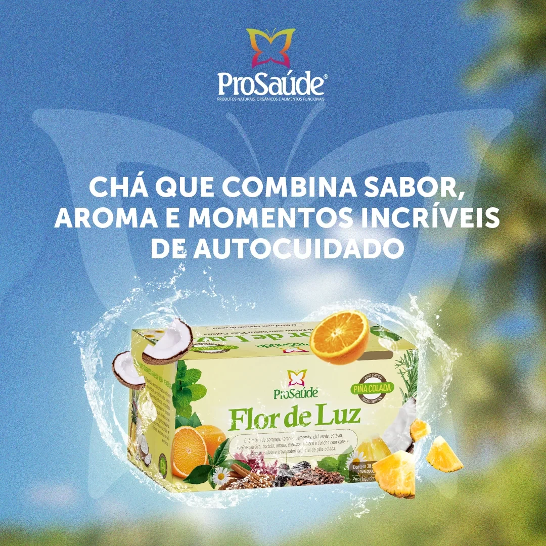 Chá Flor de Luz (Pina Colada) - 30 Sachês