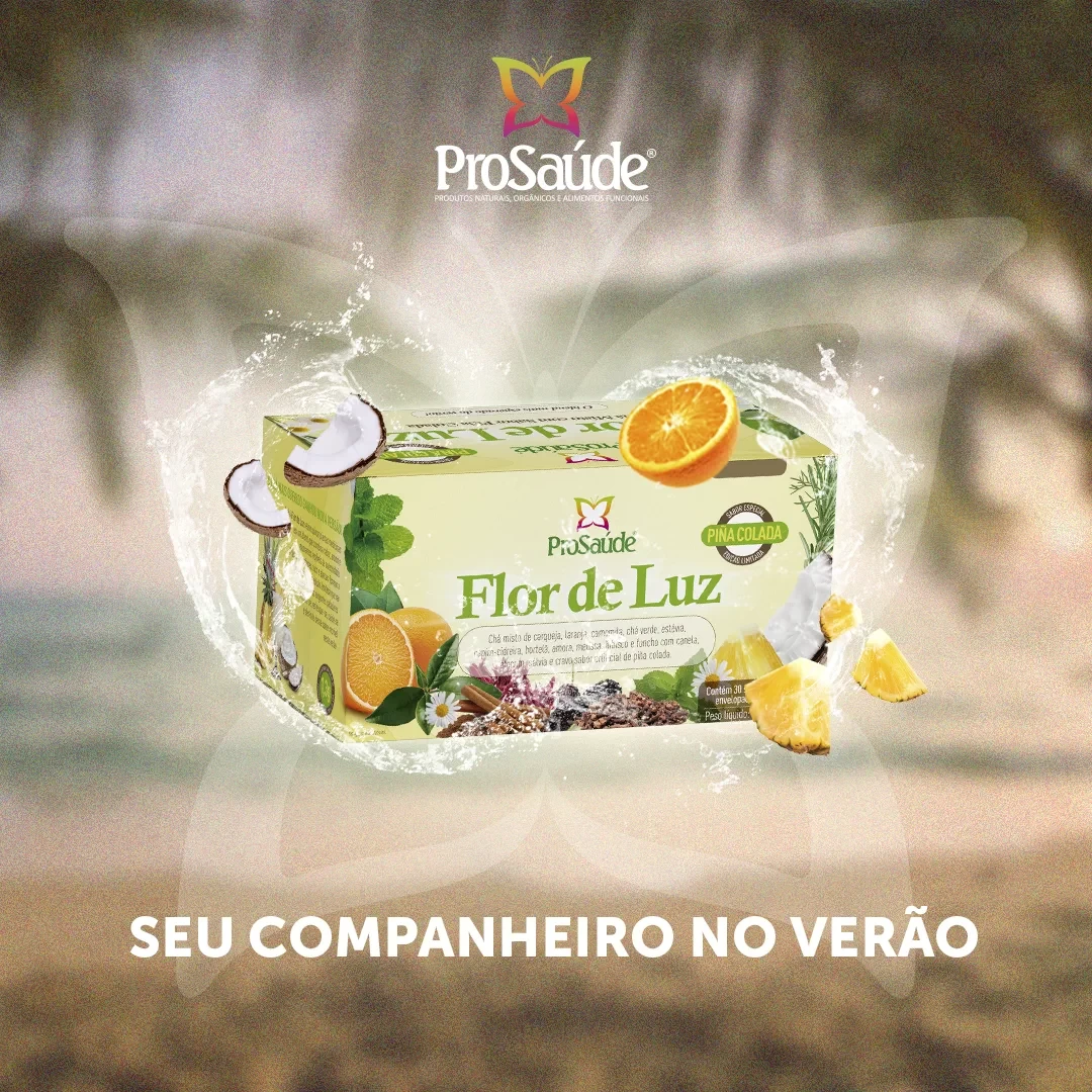 Chá Flor de Luz (Pina Colada) - 30 Sachês