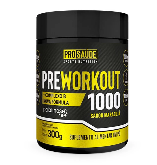 PreWorkout Pré-treino - 300g - sabor Maracujá