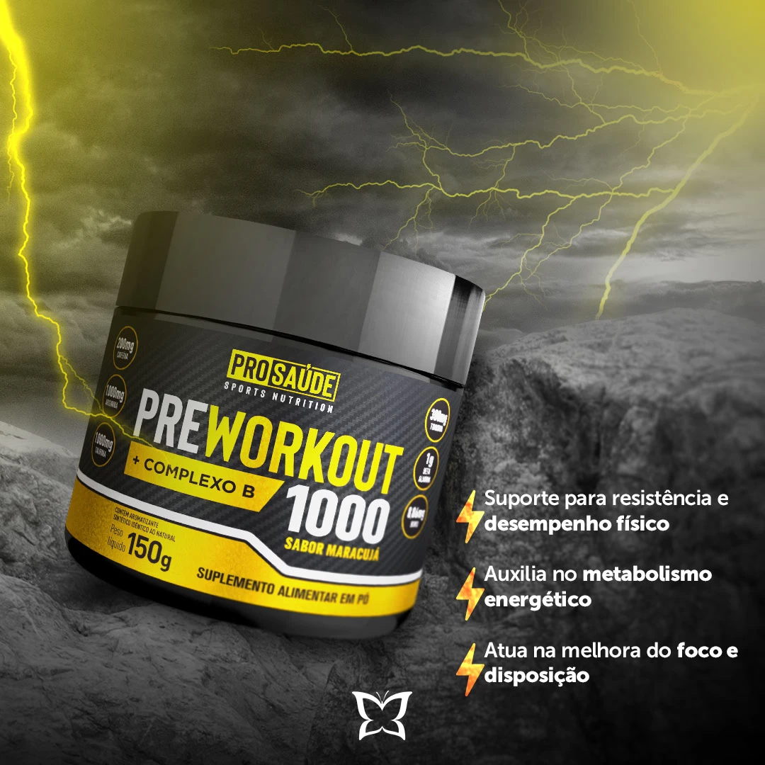 PreWorkout Pré-treino - 150g - sabor Maracujá image hover