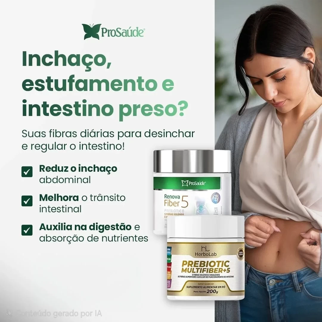 Renova Fiber 5 - Multifibras Prebióticas