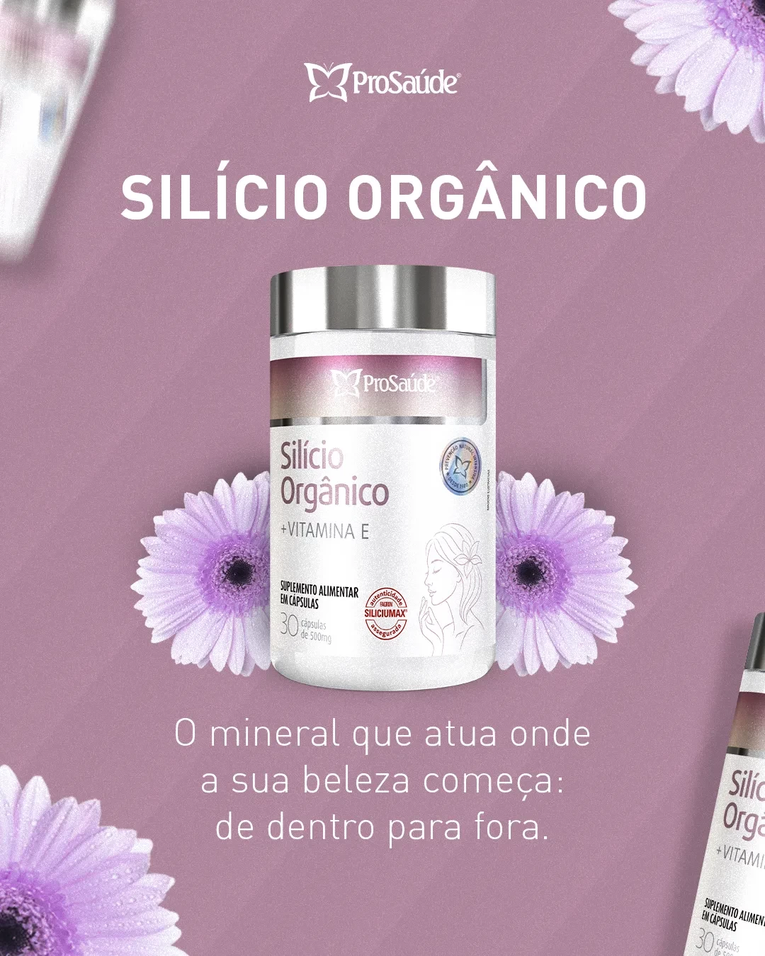 Silício Orgânico - 30 Cápsulas